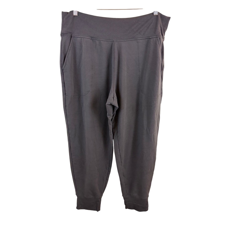 Athleta Coaster Luxe High Rise Jogger Women XL Gray Athleisure Comfort